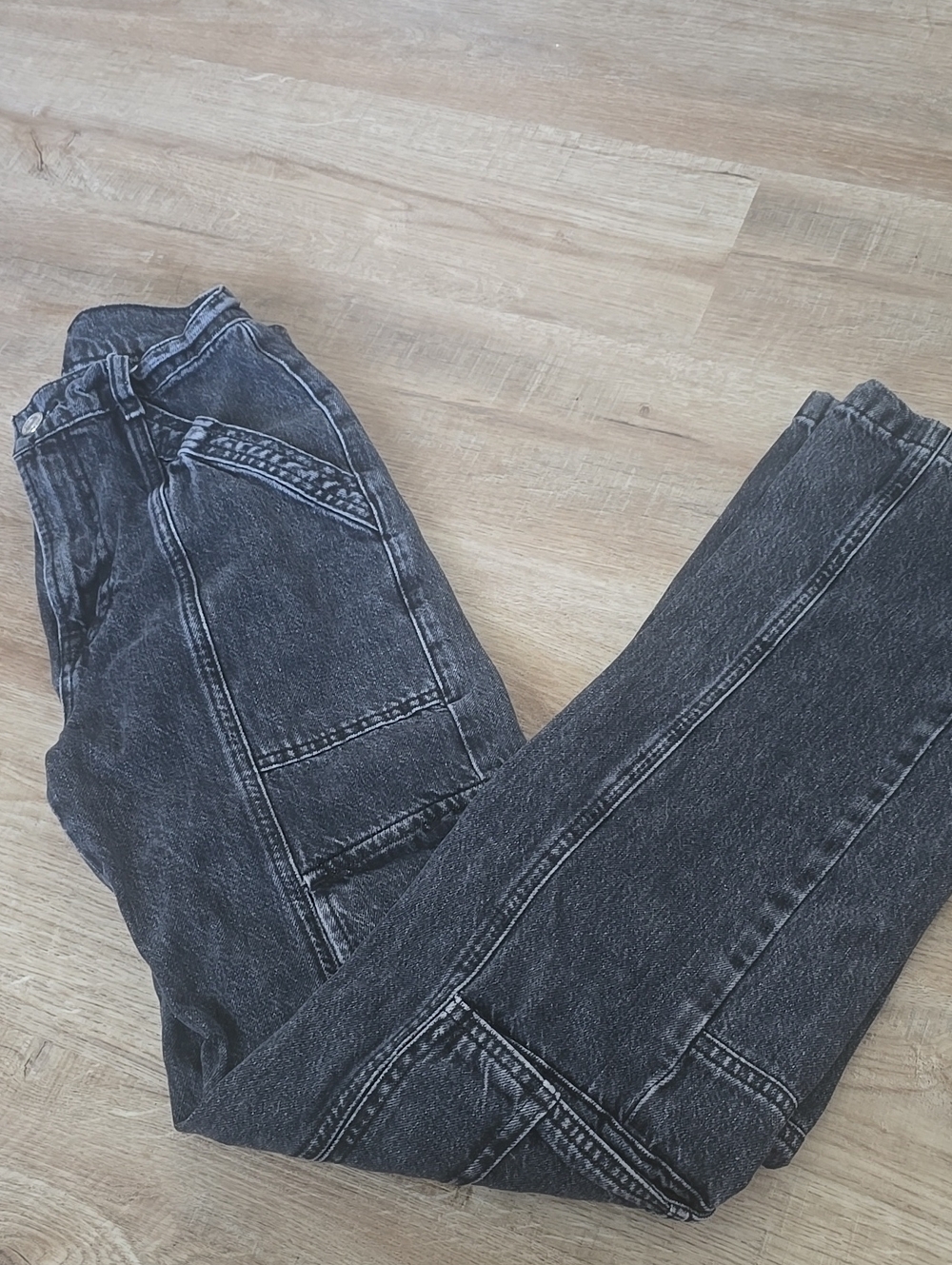 Frame Cargo Straight Leg Jeans